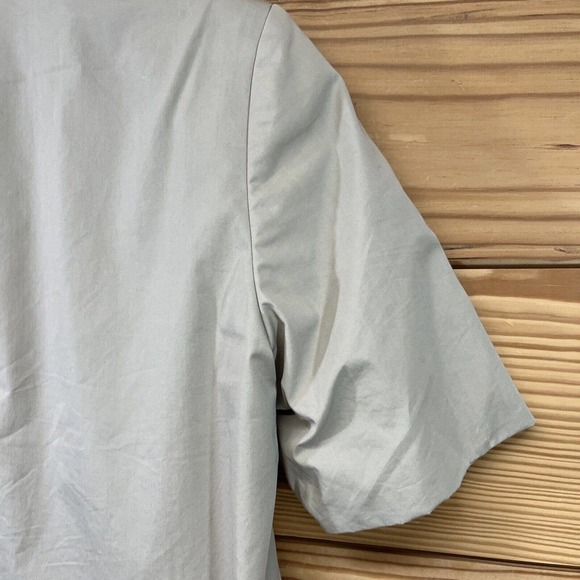 Pauw Amsterdam Jacket Size 2 Khaki Beige Snap Down Pockets Longline Trench B81 - Picture 14 of 16